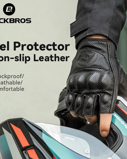 ROCKBROS Bicycle Gloves Men Women Gel Protector Tactical Motorcycle Gloves Sport Short Bike Gloves Breathable Half Finger Gloves