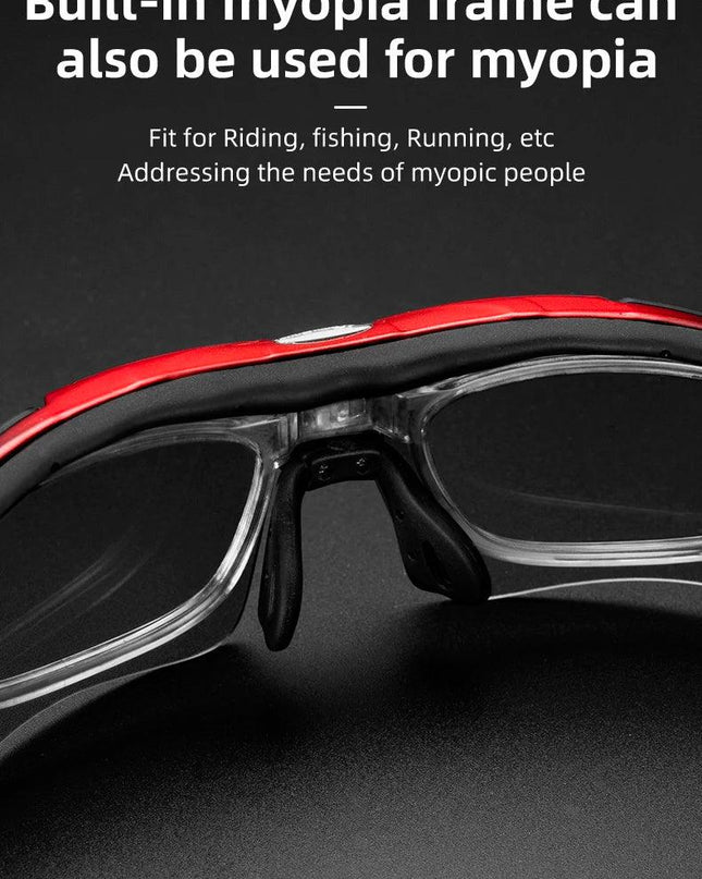 ROCKBROS Bicycle Glasses Polarized Bike Sports Sunglasses Photochromic Men Women UV400 MTB Road Bike Goggles Outdoor Eyewear