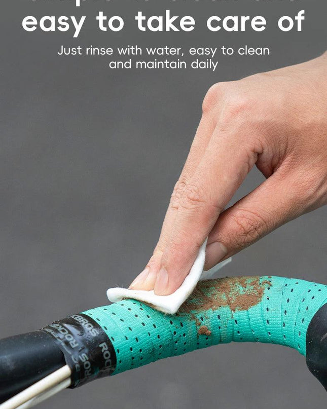 ROCKBROS Road Bike Handlebar Tapes Anti-slip PU EVA Breathable Shock Absorbing Cycling Strap Wear-Resistant Strap Accessories