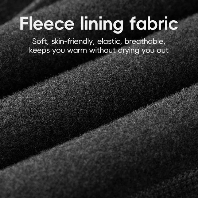 ROCKBROS Warm Cycling Pants Outdoor Windproof Tights Leggings Fleece Winter Breathable Bike Long Pants with Pockets EUR Size