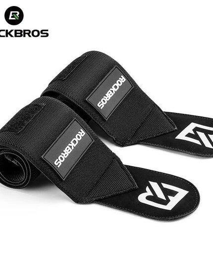ROCKBROS Fitness Wrist Wraps Gym Adjustable Wrist Bandages Protector Wrist Support Sports Fitness Wrist Protection Sleeve A Pair