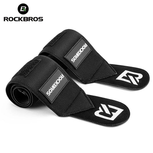 ROCKBROS Fitness Wrist Wraps Gym Adjustable Wrist Bandages Protector Wrist Support Sports Fitness Wrist Protection Sleeve A Pair