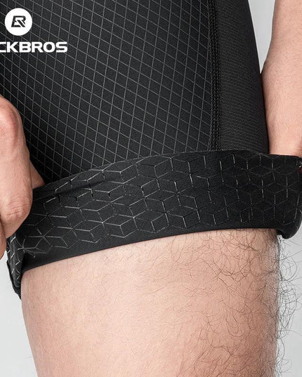 ROCKBROS Cycling Bib Shorts Classic Men Bike Pants Ciclismo Bicycle Shorts Pockets Outdoor Breathable Reflective Tights Shorts