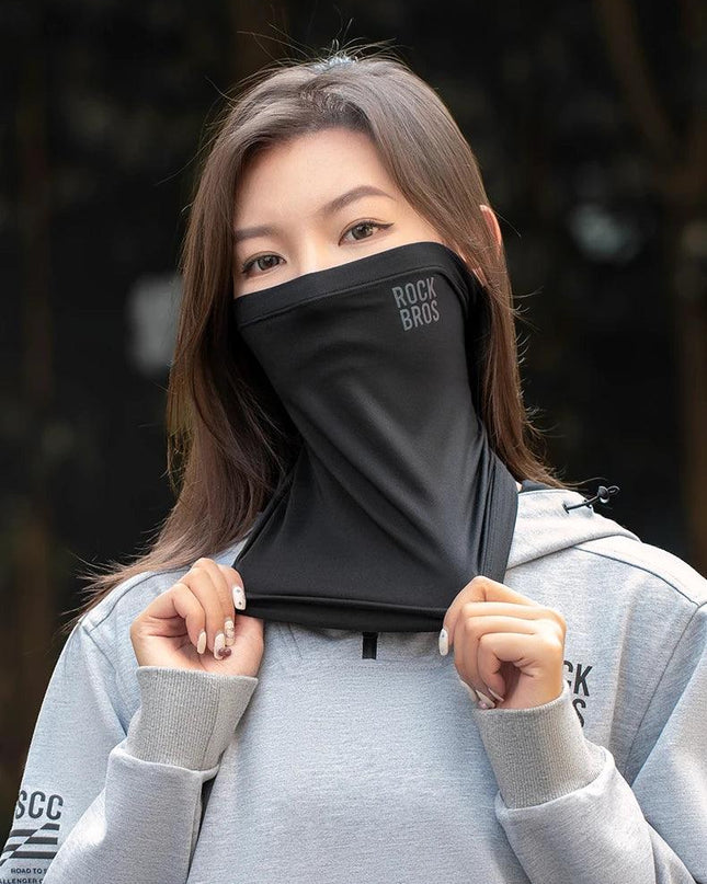 ROCKBROS Ski Mask Winter Warm Hiking Scarf Fleece Neck Scarf Camping Hiking Balaclava Cycling Face Mask Windproof Breathable