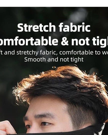 ROCKBROS Windproof Warm Winter Cycling Mask Nose Breathable Men's Black Neck Sport Scarves Sports Equipment for Running Cycling