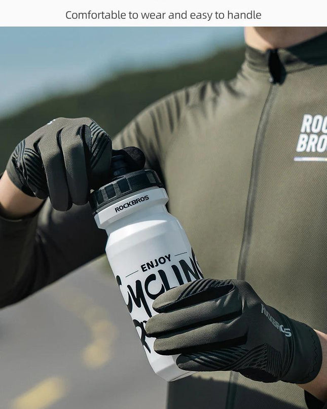 ROCKBROS Cycling Gloves Spring Summer Gloves Touch Screen Anti-slip Breathable MTB Road Bike Running Fitness Gym Motor Gloves