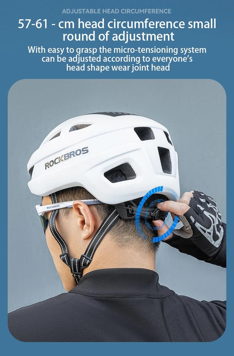 ROCKBROS Magnetic Suction Shell Helmets Safe Breathable Cycling Rock Climbing Skateboarding Roller Skating Men Women Bike Helmet