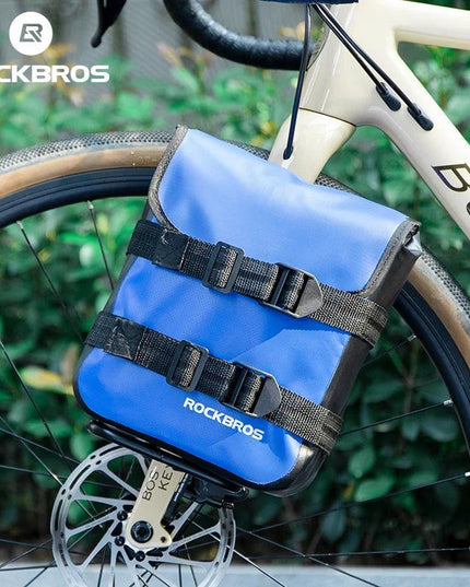 ROCKBROS Bicycle Front Fork Shelf With Bike Fork Bag MTB Road Cycling Racks Load Bearing Luggage 2.7LPortable Bike Bag Accessory