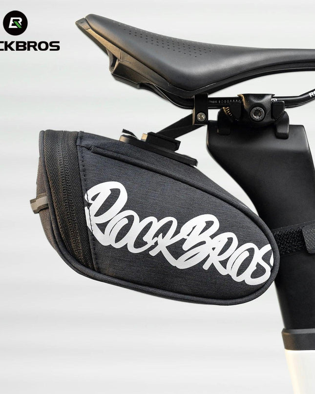 ROCKBROS Bicycle Seat Bag Lightweight Bike Saddle Bag for Cycling Essentials Reflective Rear Pack Wear-Resistant Bag