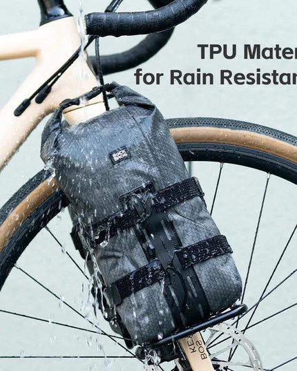 ROCKBROS Bicycle Front Fork Shelf With Bike Fork Bag MTB Road Cycling Racks Load Bearing Luggage 2.7LPortable Bike Bag Accessory