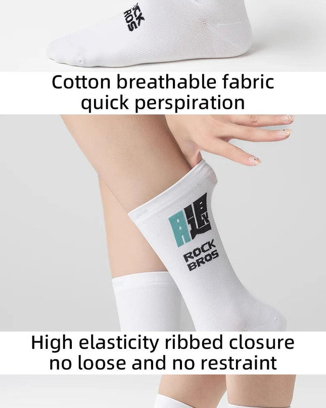 ROCKBROS Professional Cycling Socks Comfortable High Elasticity Breathable Socks Outdoor Sportswear Socks $0 for the 3rd pair