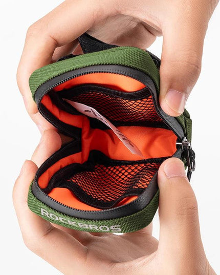 ROCKBROS Mini Bicycle Saddle Bag Lightweight Small 0.35L Bike Bag Portable Multi function Hand Bags Cycling Bag Bike Accessories