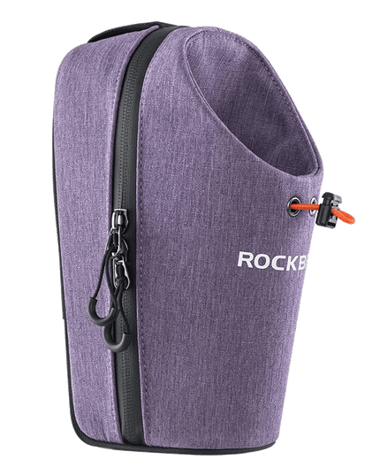 ROCKBROS Bicycle Bag Front Bag Water Bottle Bag 1.5L Folding Bike Mountain Road Bike Riding Bag Adjustable Large-caliber Bag