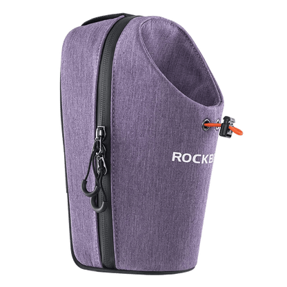 ROCKBROS Bicycle Bag Front Bag Water Bottle Bag 1.5L Folding Bike Mountain Road Bike Riding Bag Adjustable Large-caliber Bag