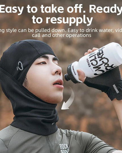 ROCKBROS Cycling Mask Sun Protection Headgear Mask For Four Seasons Balaclava  Full Face  Ski Mask Fishing Skiing Hat Headwear