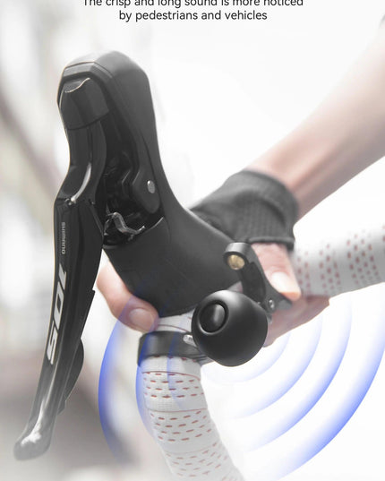 ROCKBROS Bicycle Bell for Road Bike Ring Crisp Sound Warning Alarm Bike Handlebar Copper Alloy Ring Horn Safety Cycling