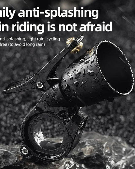 ROCKBROS Bicycle Brass Bell Cover Nylon Stainless Steel Screw High Decibel Clear Ring MTB Road Bike Retro Bell Bike Accessories