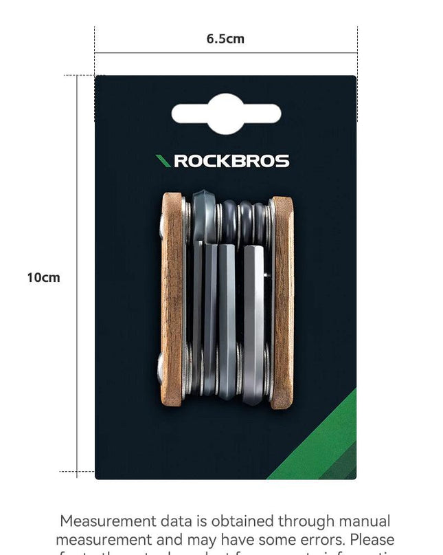 ROCKBROS 8 in 1 Bicycle Repair Tool Portable Bike Bicycle Screwdriver Repair Cycling Tool Mountain Bike Wrench Multi Tools