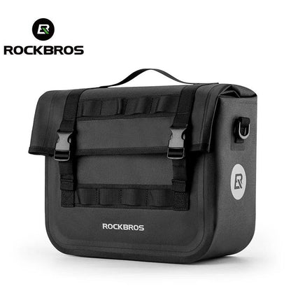 ROCKBROS 15L Multifunctional Saddle Bag Waterproof Cycling MTB Bike Rack Bag Travel Bag 3D support Big Capacity Bicycle Rear Bag