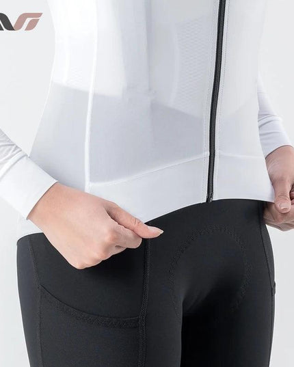 ROCKBROS TVI Series Windproof Cycling Jacket High Elasticity Safety Sports Jacket Breathable with YKK Zipper Women Bike Clothes