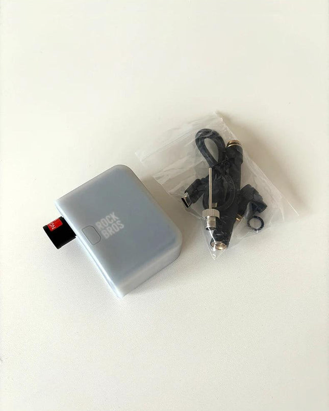 ROCKBROS Bike Air Pump Portable Mini Electric Air Compressor Treasure Type-C With LED Indicator Light Road MTB Accessories