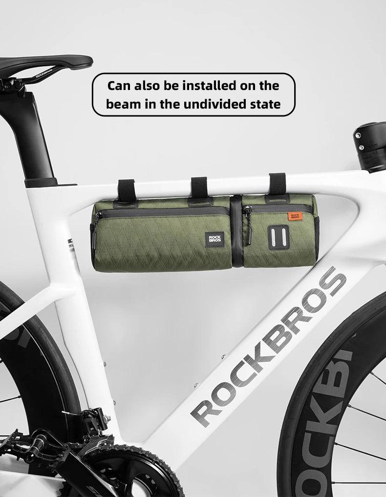 ROCKBROS Multifunctional Bike Bag Windproof Detachable Bag Large Capacity Pannier As Front Bag Tail Bag Cycling Accessories