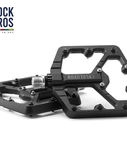 ROCKBROS ROAD TO SKY Cycling Pedals CNC Aluminum Alloy 3 Bearings Structure MTB Bike Pedals High Quality Bike Pedals Accessories