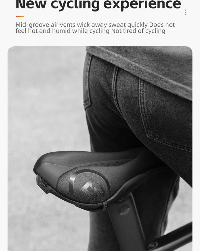 ROCKBROS Bicycle Saddle Cover Liquid Silicone Gel Breathable Seat Soft Thickened MTB Shockproof Cushion Cycling Accessories
