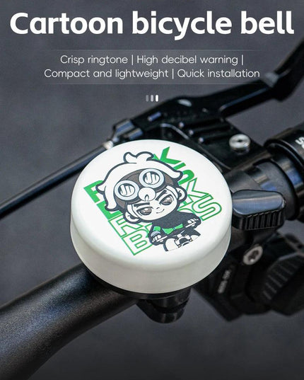 ROCKBROS Bike Bell Cycling Ring Safety Warning Alarm Cycling Handlebar Bell Ring Lightweight 80-100dB Durable Bells Accessories