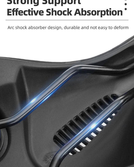 ROCKBROS Bicycle Saddle Breathable Shock Seats PU Leather Surface Cushion Rounded Hollow Cycling Seat Comfort MTB Bike Saddles