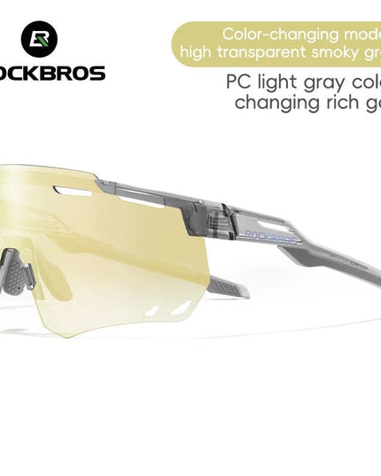 ROCKBROS Cycling Glasses MTB Road Bike Eyewear Driving Golf Goggles Protection Sports UV400 Sunglasses Polarized/Photochromic
