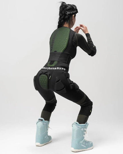 Qunature EVA Padded Ski Hip Protection Pad Safety Ski Hip Protector Snowboard Sports Hip Protective Gear Shock-absorbing