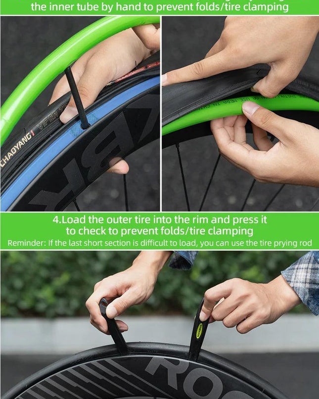 ROCKBROS Ultralight 24g Bike Inner Tube 700X18 25 28 MTB Road Bicycle TPU Material Tire Lightweight French Valve  65mm 85mm Tube