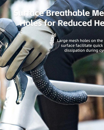 ROCKBROS Road Bike Handlebar Tape Breathable Anti-slip Shock Absorbing Belt Winding Straps Soft Wear-Resistant Cycling Strap
