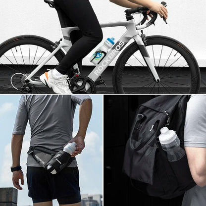 ROCKBROS Bike Water Bottle 750ml Bicycle Bottle With Holder Cage Outdoor Sport Portable Cycling Kettle Water Bottle Drinkware