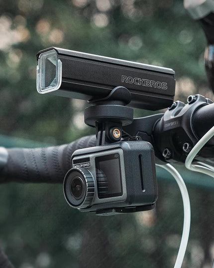 ROCKBROS Bike Light 1000LM Type-C Charging MTB Road Cycling Highlight Bike Light Front Lamp 4500mAh IPX6 Bicycle Accessories