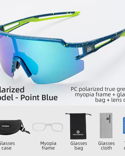 ROCKBROS Cycling Glasses Polarized UV400 Protection Bicycle Sunglasses Men Women Photochromic MTB Road Bicycle Goggles Eyewear