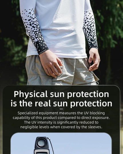ROCKBROS Ice Silk Bicycle Sleeves Anti-UV Sunscreen Running Cycling Sleeve Fishing Bicycle Outdoor Breathable Unisex Arm Cover