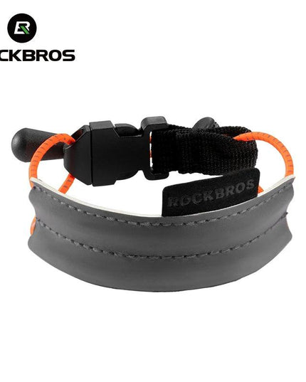 ROCKBROS Bicycle Leg Strap Safety Reflective Outdoor Bicycle Ankle Leg Band Portable Sports Camping Harnesses Cycling Equipment