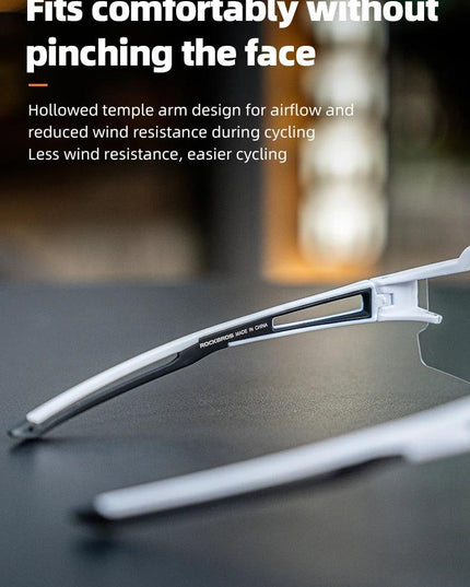 ROCKBROS Cycling Glasses Polarized UV400 Protection Bicycle Sunglasses Men Women Photochromic MTB Road Bicycle Goggles Eyewear