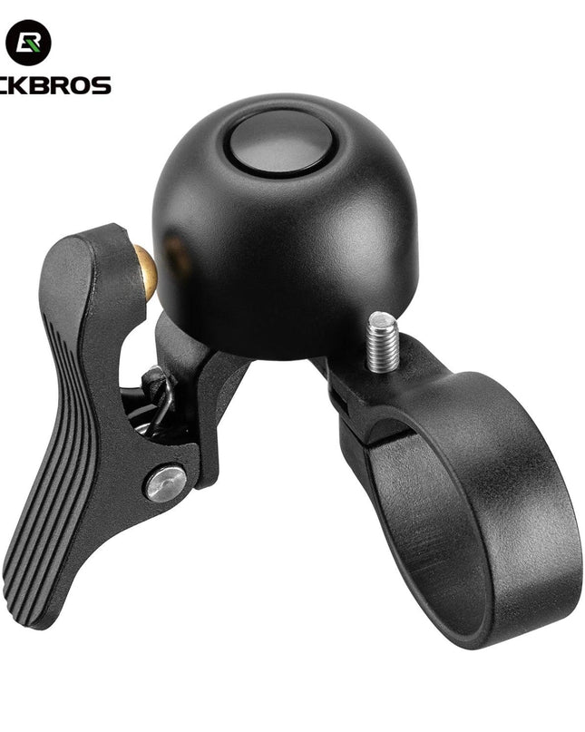 ROCKBROS Bicycle Bell for Road Bike Ring Crisp Sound Warning Alarm Bike Handlebar Copper Alloy Ring Horn Safety Cycling
