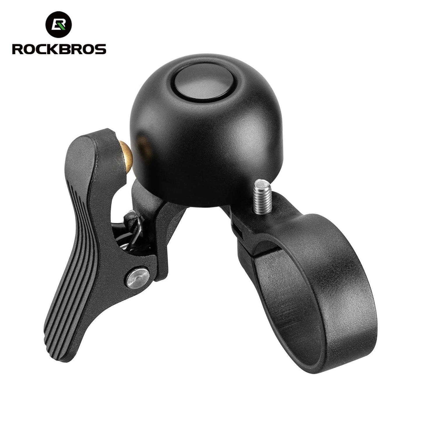 ROCKBROS Bicycle Bell for Road Bike Ring Crisp Sound Warning Alarm Bike Handlebar Copper Alloy Ring Horn Safety Cycling