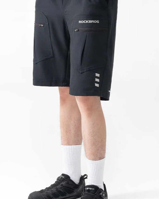 ROCKBROS Cycling Shorts Separable Underwear Shorts MTB Sports Casual Pants Bike Shorts Fitness Breathable Outdoor Ciclismo Pants