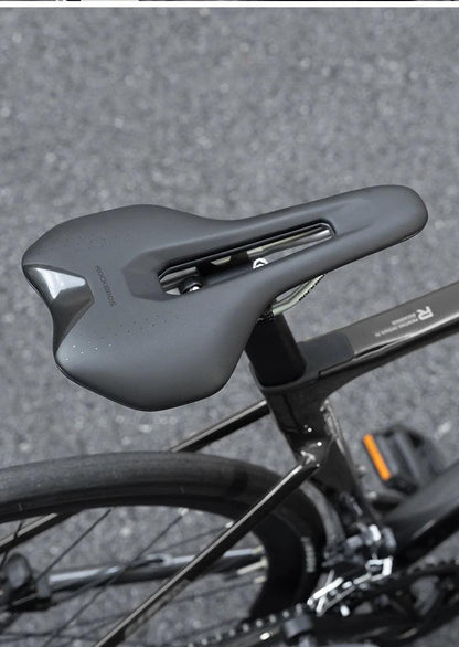 ROCKBROS Ultralight Bicycle Saddle Hollow Breathable Shock-Absorption Nylon MTB Road Bicycle Saddle Chrome Molybdenum Steel Seat