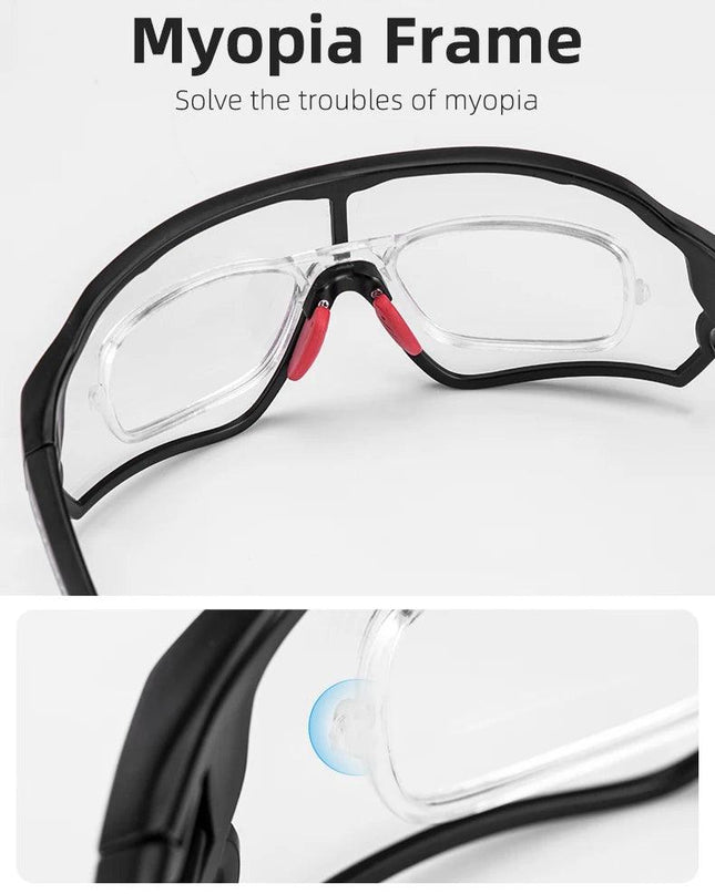 ROCKBROS Photochromic Cycling Glasses Outdoor Sports UV400 Goggles Sunglasses Bicycle Sports Eyewear Running Fishing Glasses