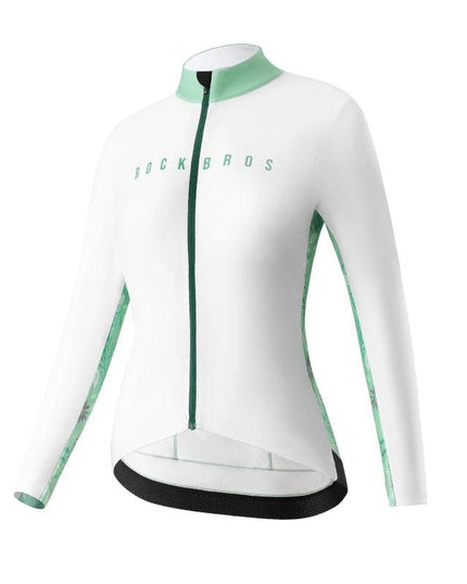 ROCKBROS Autumn Winter Cycling Jacket Fleece Bicycle Clothing for Men Women MTB Road Professional Training Jersey Warm Jacket