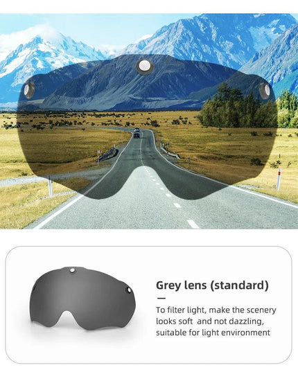 ROCKBROS Bicycle Helmet Integrally-molded Bike Helmet Motor Electric Scooter Riding Helmet Removable Lens Capacete Ciclismo