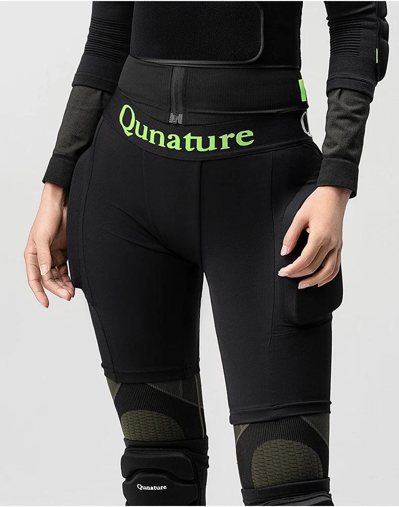 Qunature Ski Hip Protector Pants Adjustable Adult Sports Gear Shorts Snowboard Protection 3D Hip Pads for Motorcycle Skating