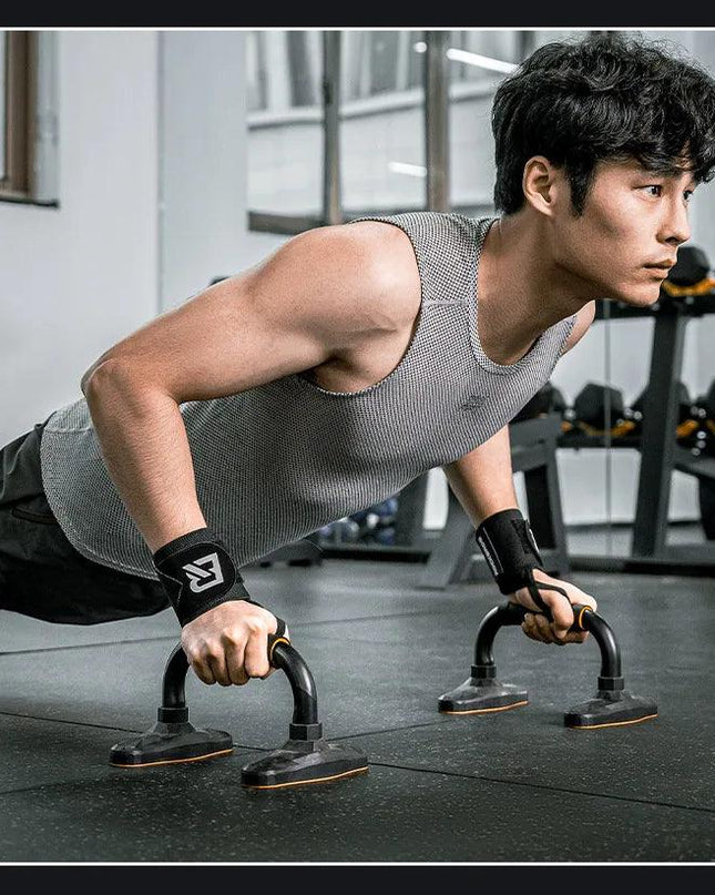 ROCKBROS Fitness Wrist Wraps Gym Adjustable Wrist Bandages Protector Wrist Support Sports Fitness Wrist Protection Sleeve A Pair