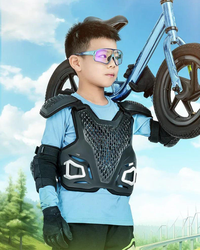 ROCKBROS Child Photochromic Polarized Sunglasses Bicycle Eyewear UV400 Kids Bike Goggles Protection Classic Windproof Glasses